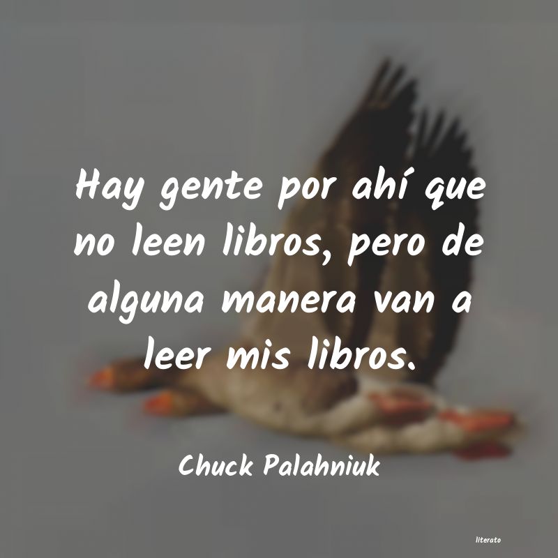 frases de Chuck Palahniuk
