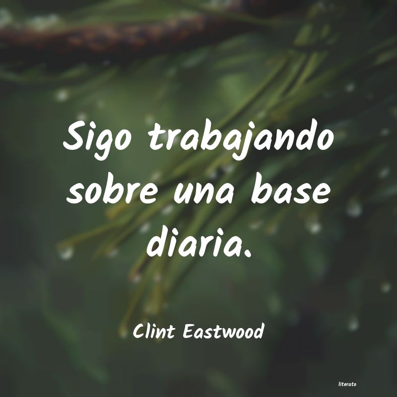 frases de Clint Eastwood