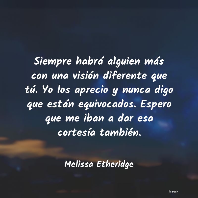 Frases de Melissa Etheridge