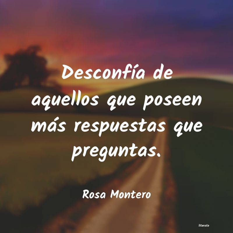 frases de Rosa Montero