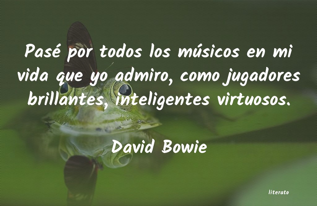 frases de David Bowie