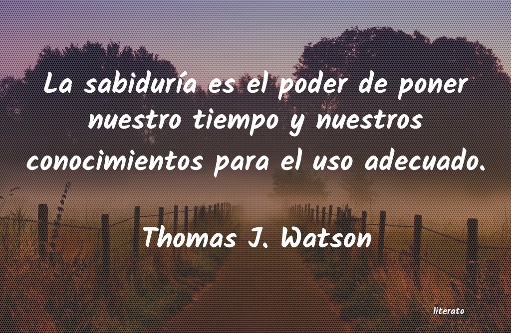 frases de Thomas J. Watson