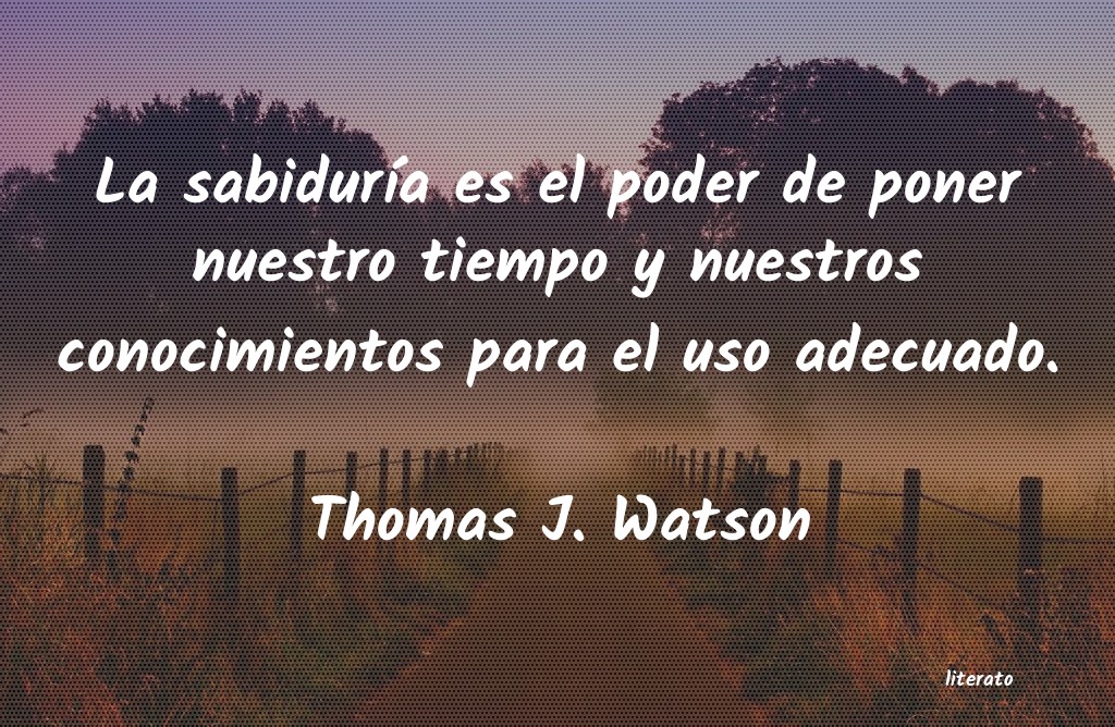 Frases de Thomas J. Watson