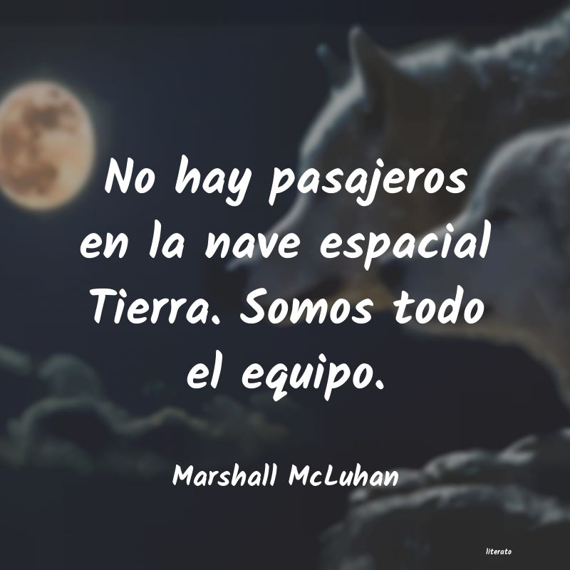 frases de Marshall McLuhan