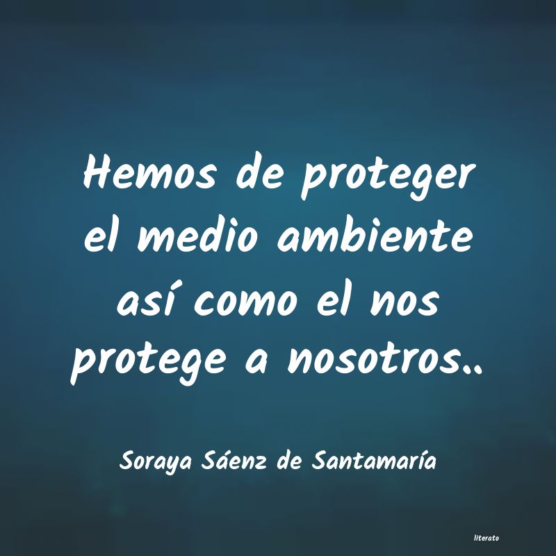 frases para proteger ambiente