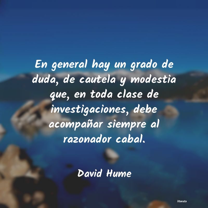 frases de David Hume