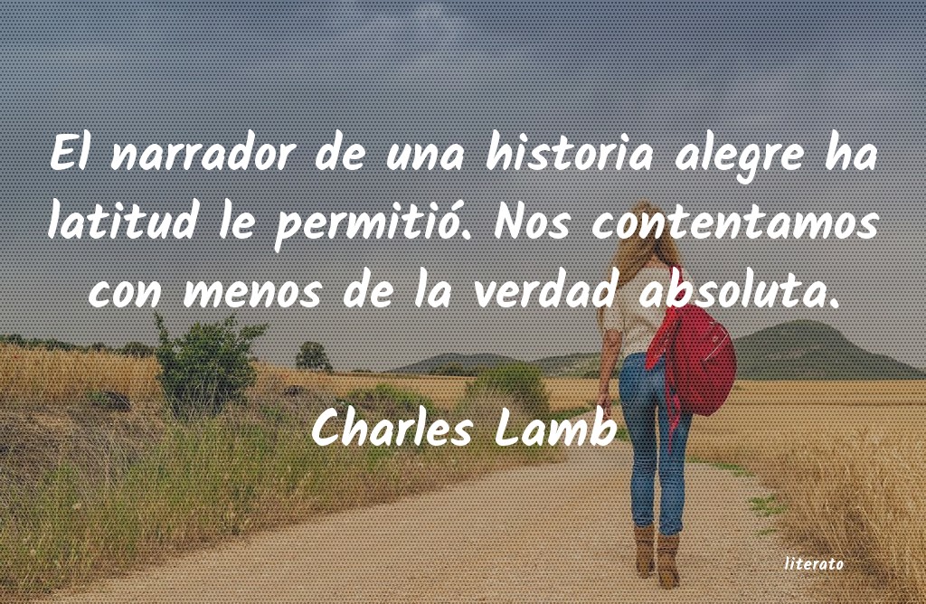 Frases de Charles Lamb