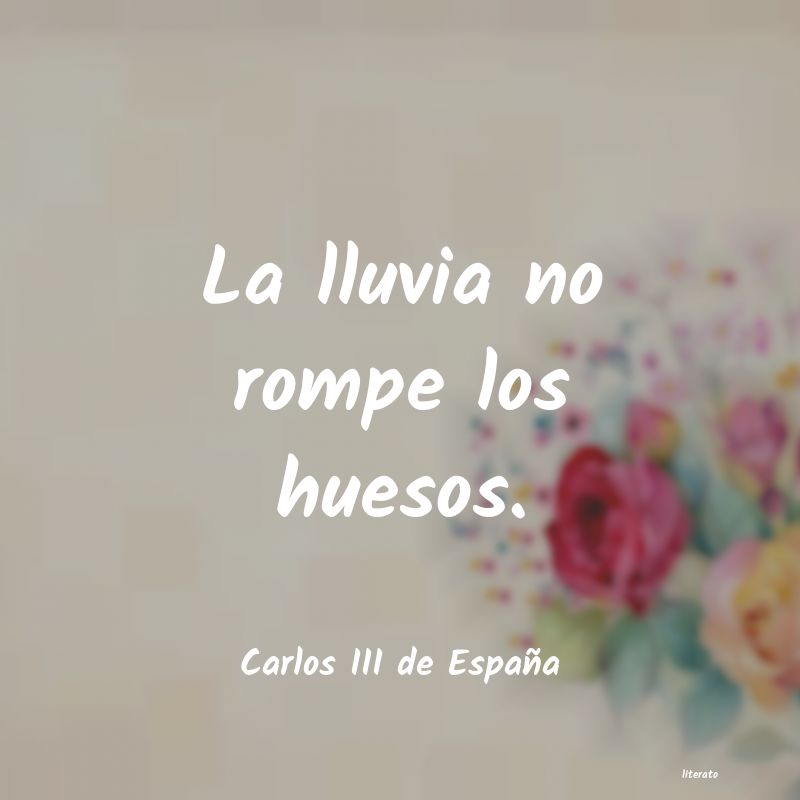 Frases de Carlos III de España