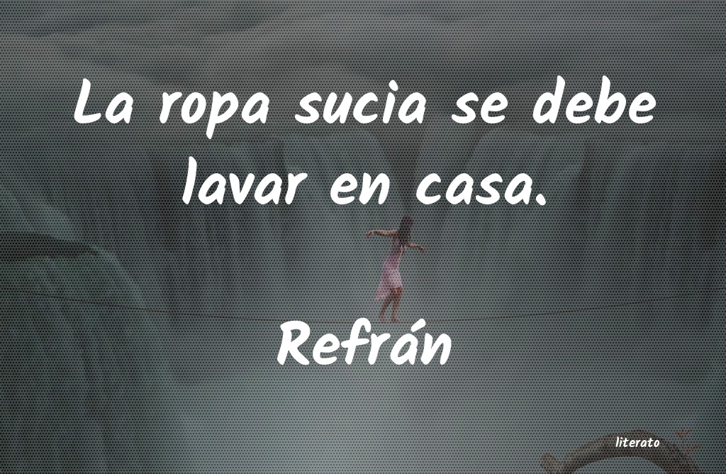 Frases de Refrán