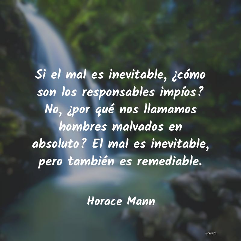 frases de Horace Mann
