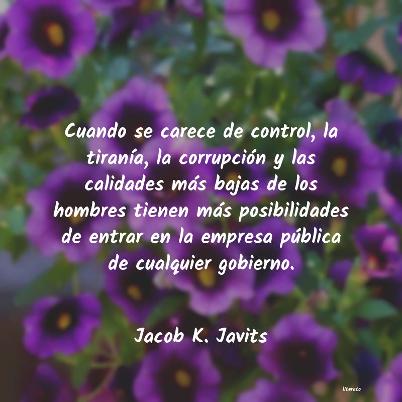 Frases de Jacob K. Javits