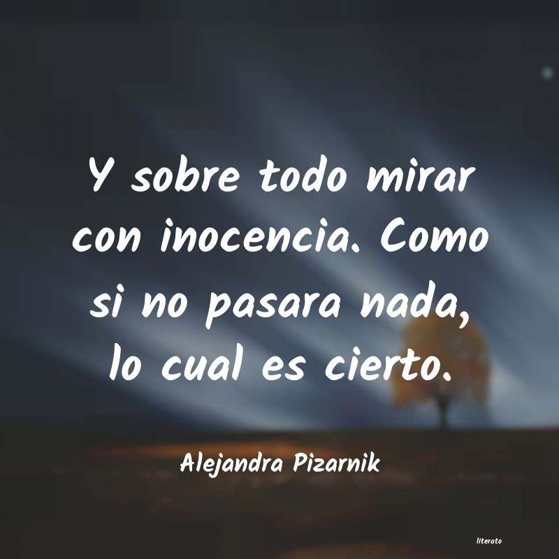 frases de Alejandra Pizarnik
