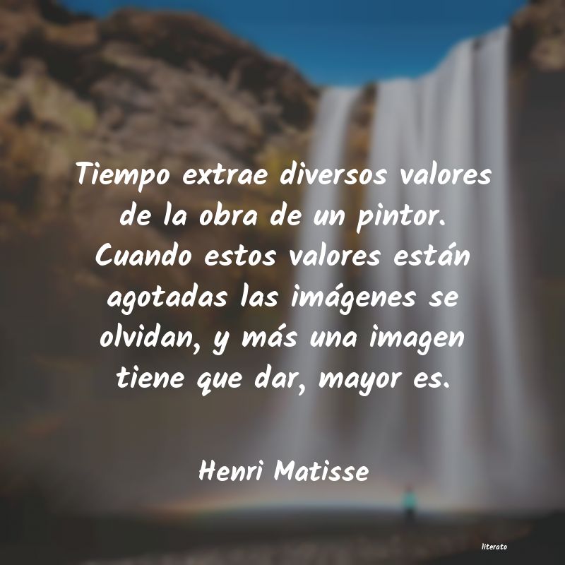 frases de Henri Matisse
