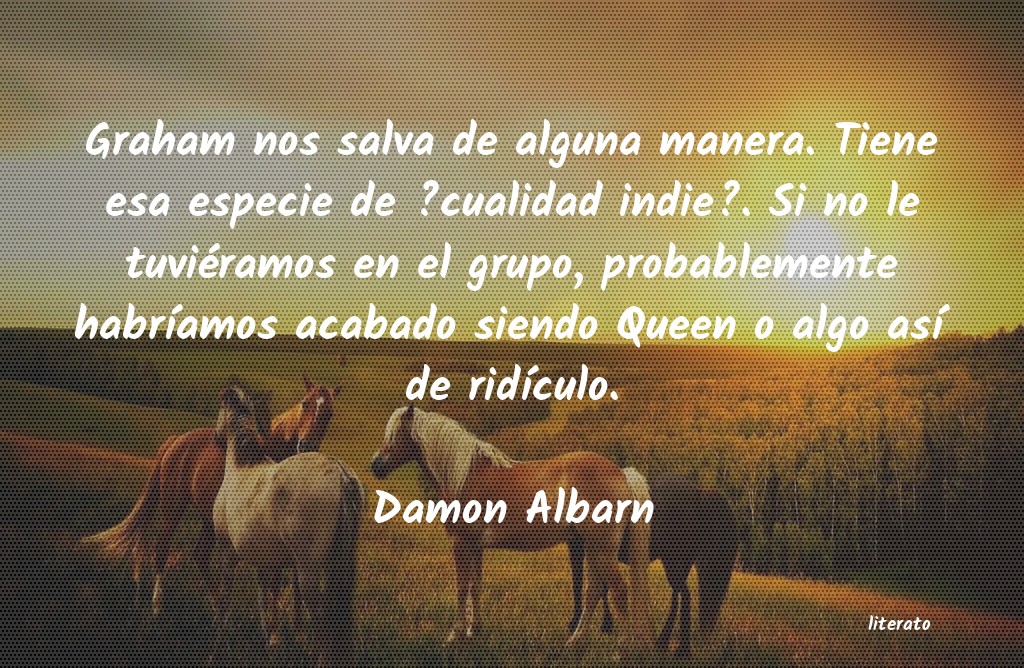 Frases de Damon Albarn