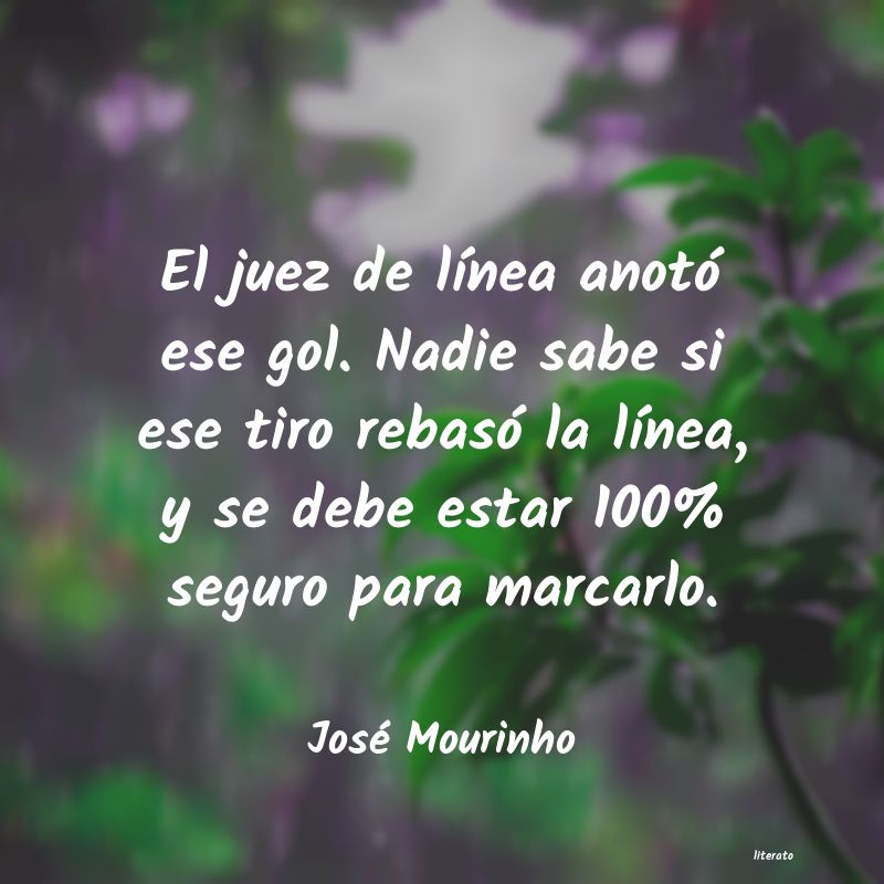 Frases de José Mourinho