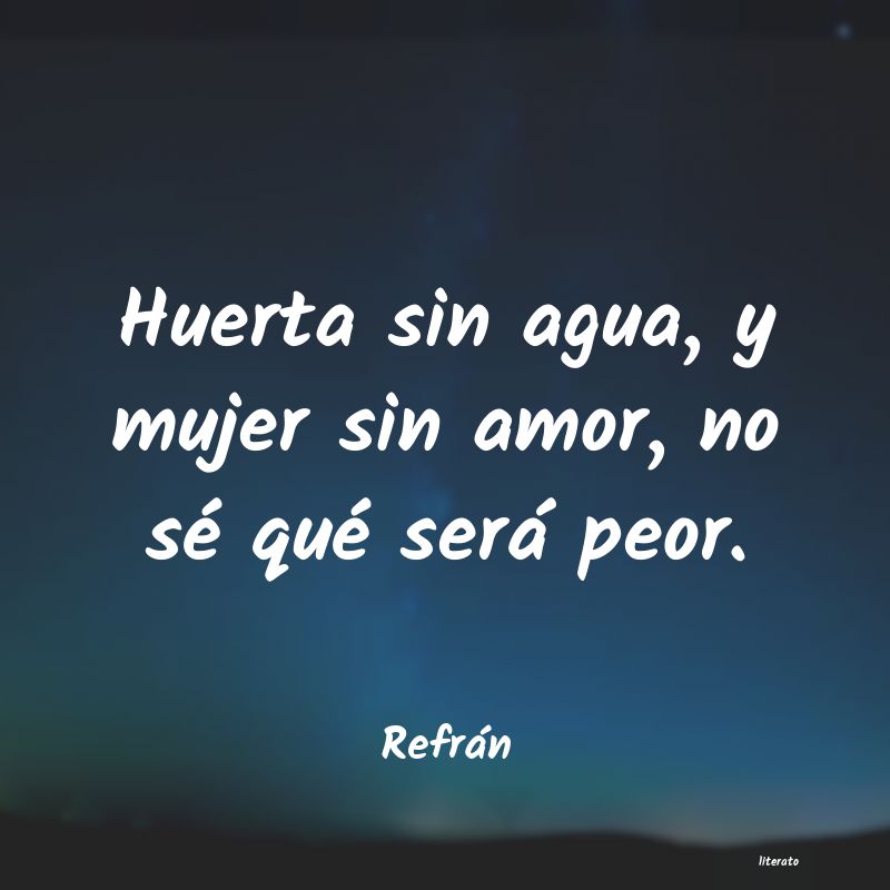 Frases de Refrán