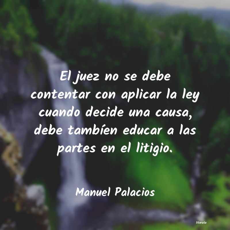 Frases de Manuel Palacios