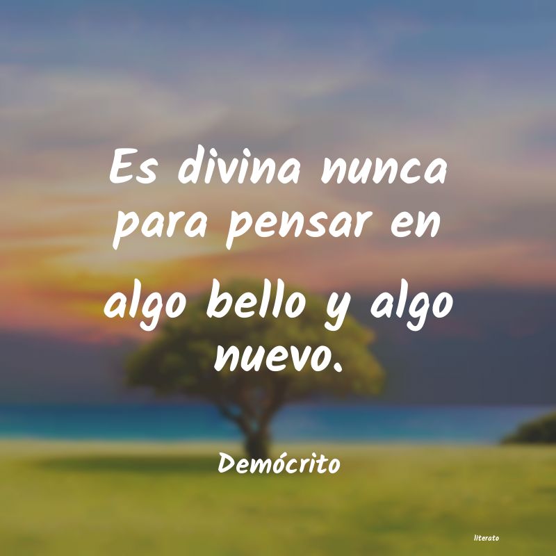 pensamientos de democrito