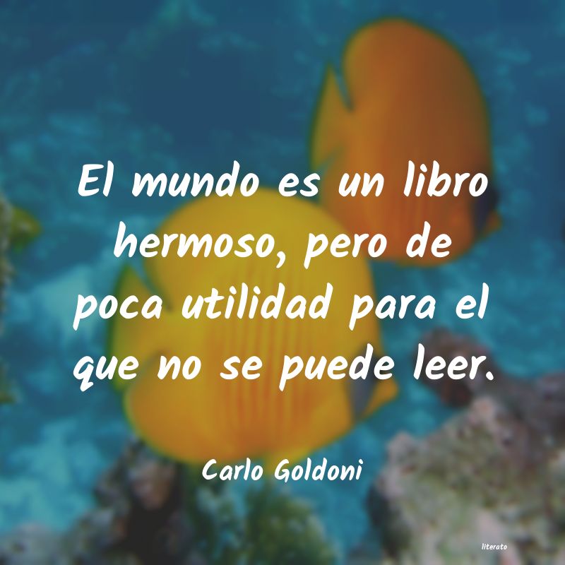 Frases de Carlo Goldoni