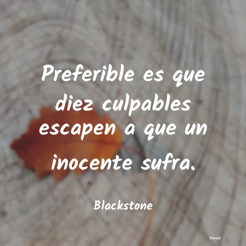 frases de Blackstone