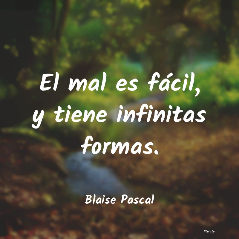 Frases de Blaise Pascal