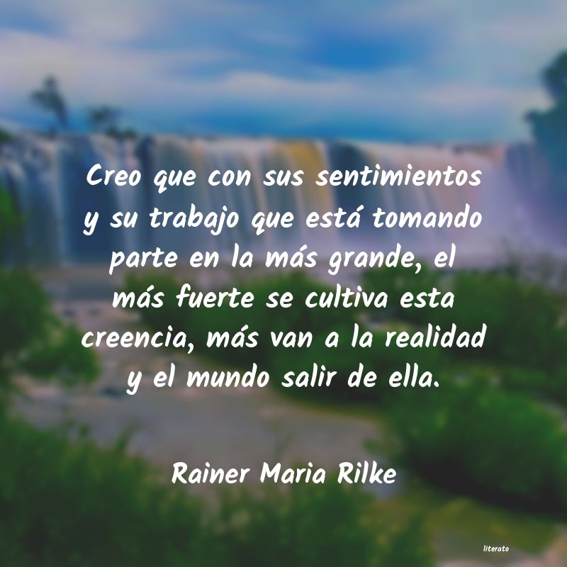 frases de Rainer Maria Rilke
