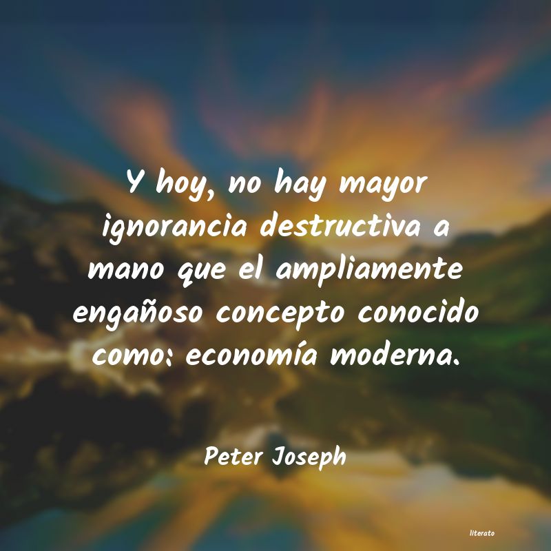 Frases de Peter Joseph