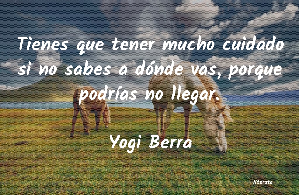 frases de Yogi Berra