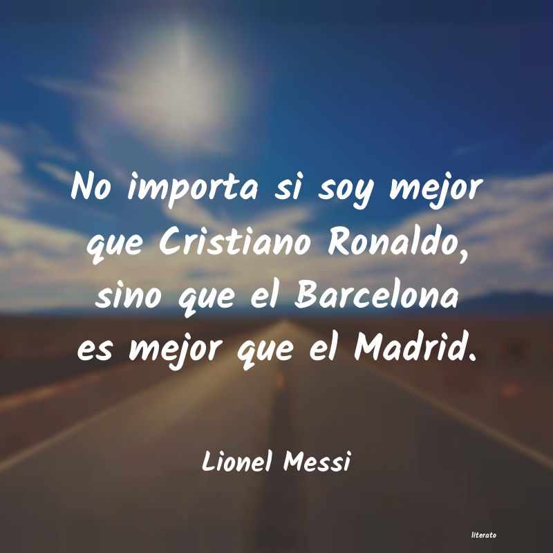 Frases de Lionel Messi