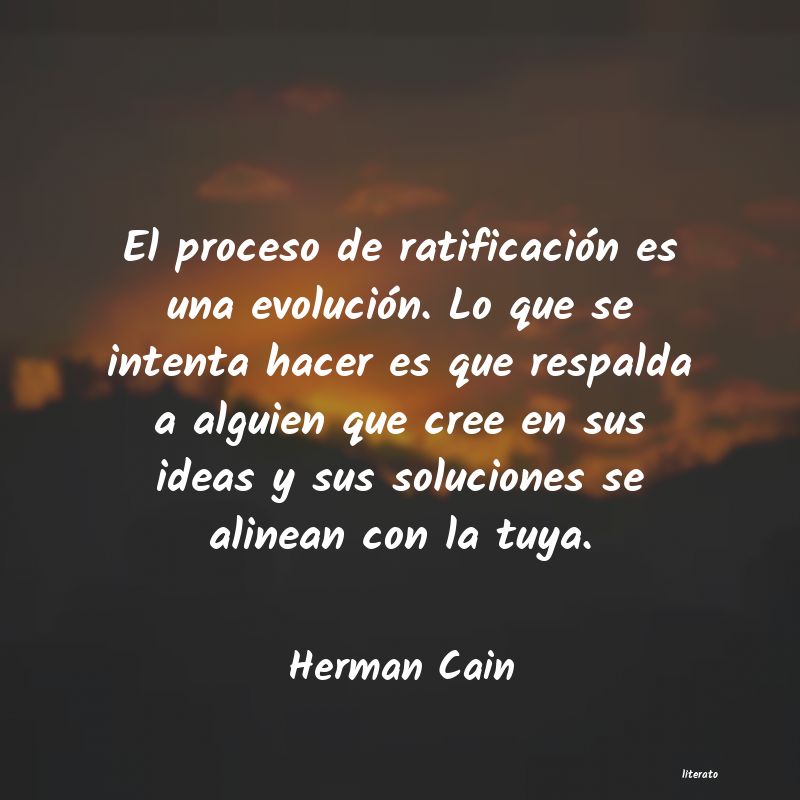 frases de Herman Cain