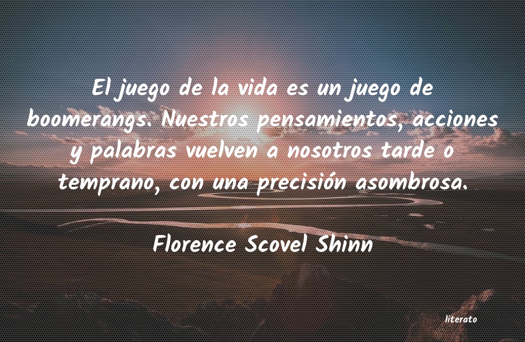 frases de Florence Scovel Shinn