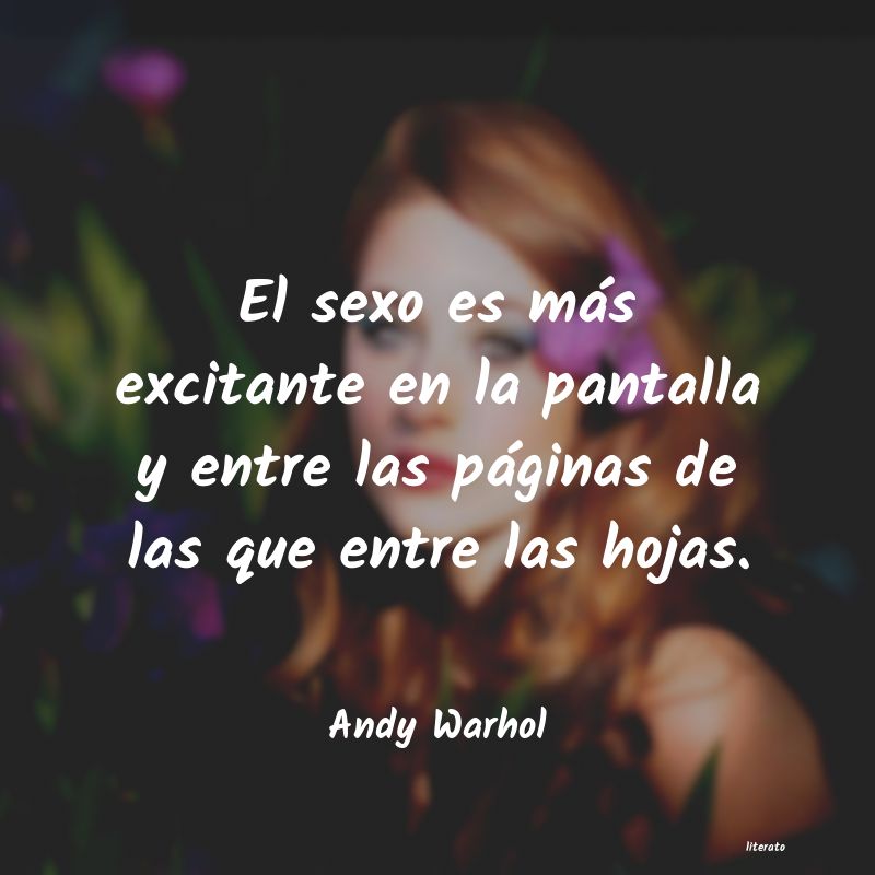 Frases de Andy Warhol