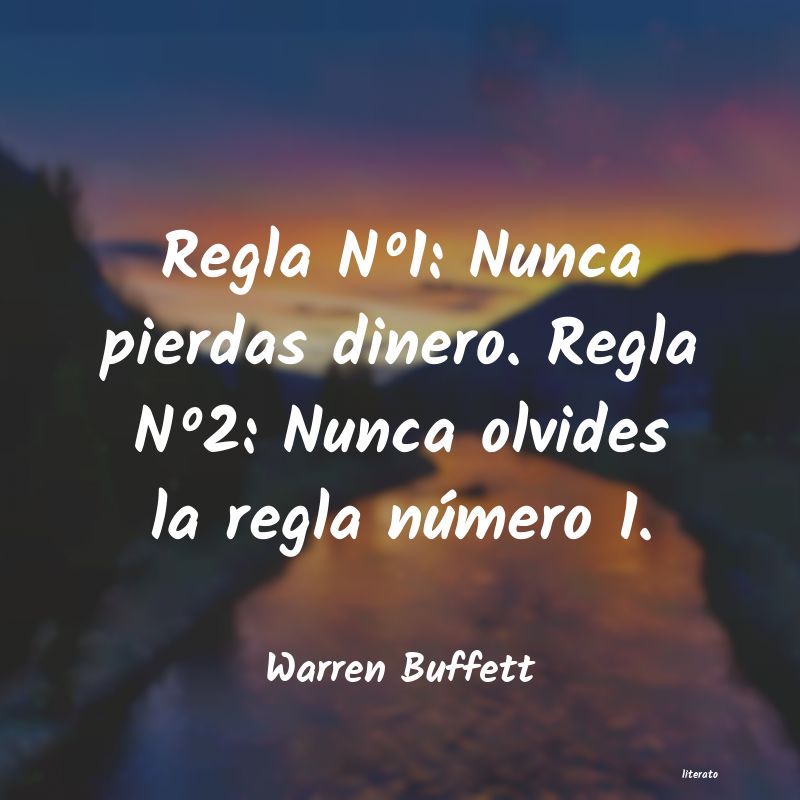 frases de Warren Buffett