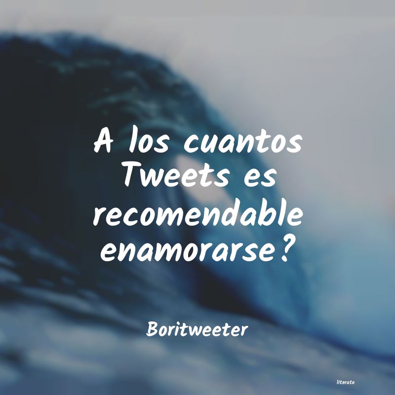 Frases de Boritweeter