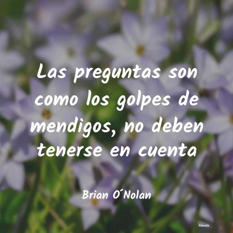 Frases de Brian O´Nolan