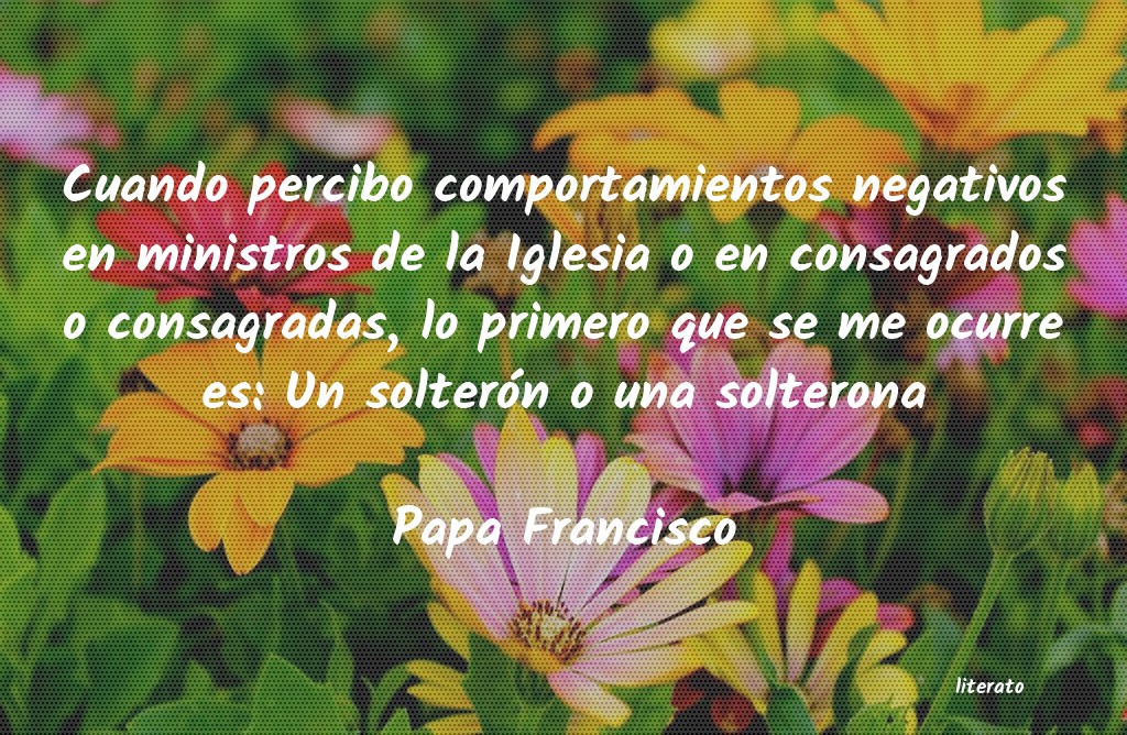 Frases de Papa Francisco