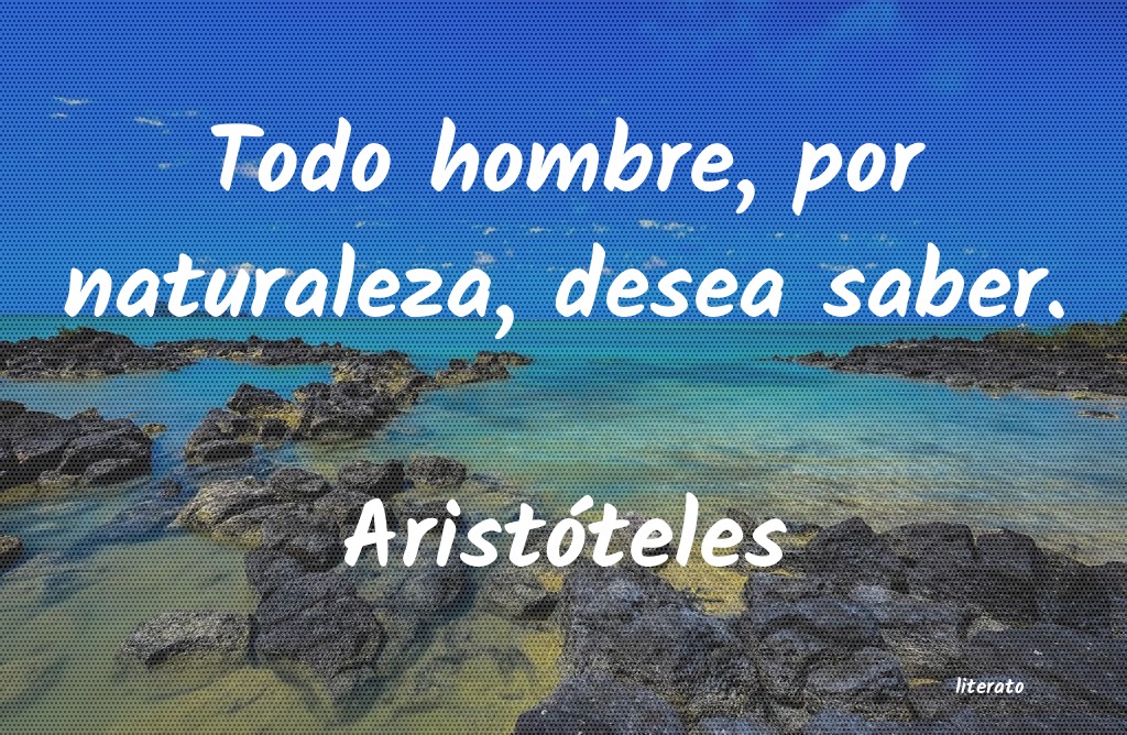 Frases de Aristóteles