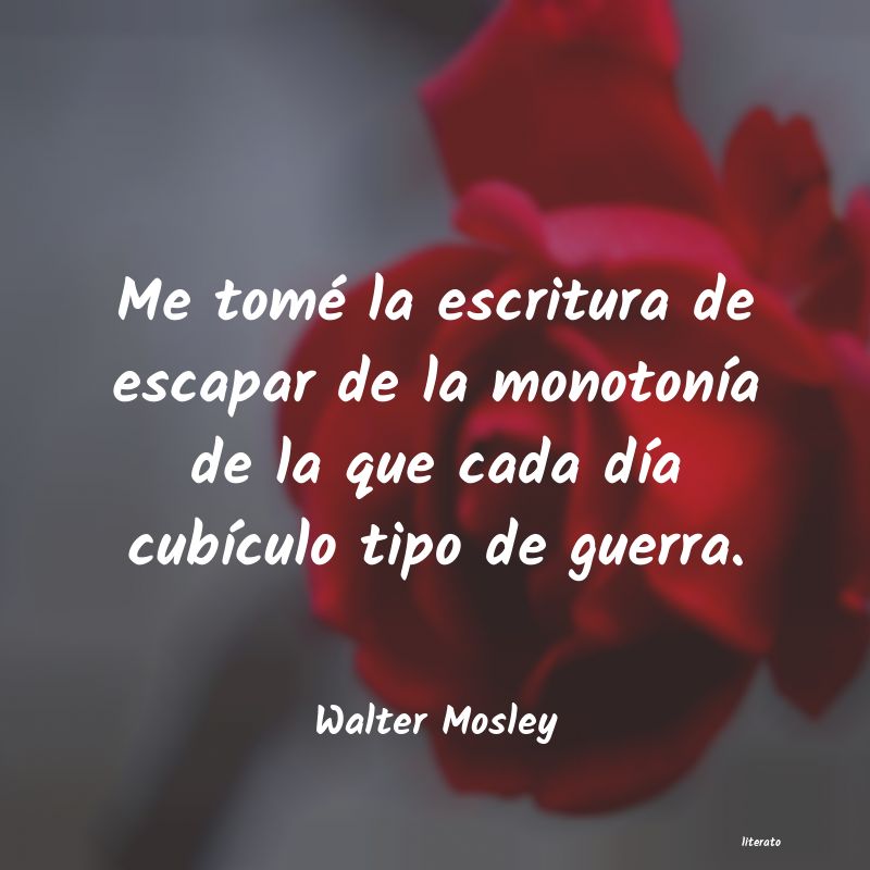 Frases de Walter Mosley