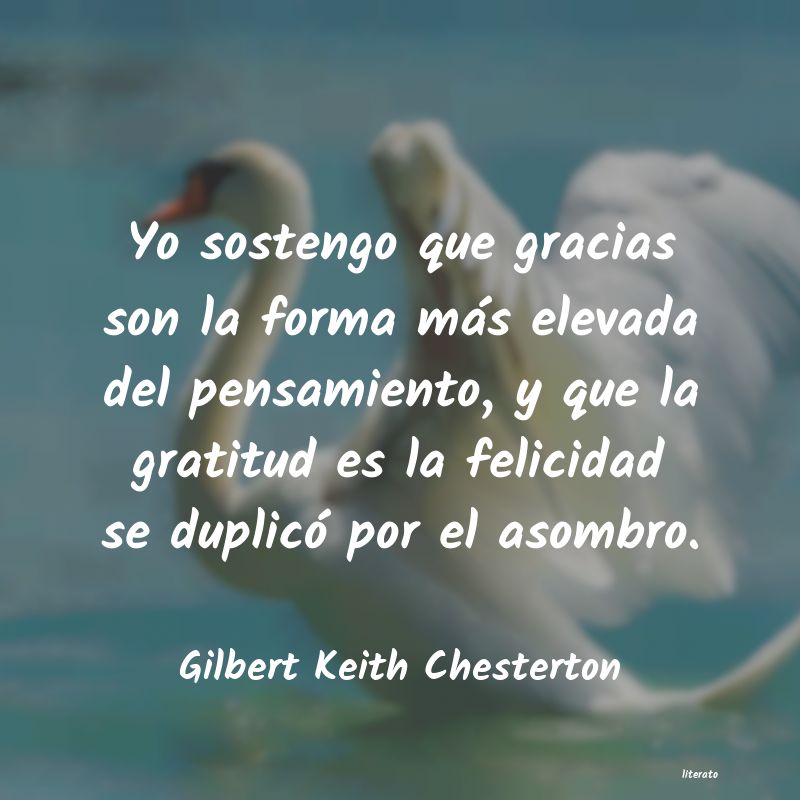 Frases de Gilbert Keith Chesterton