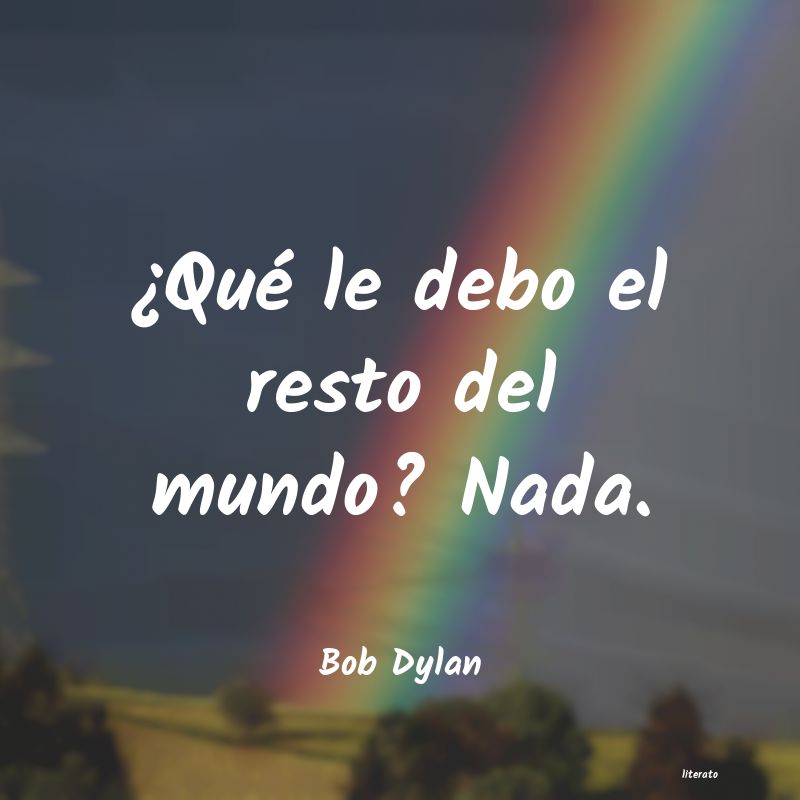 Frases de Bob Dylan