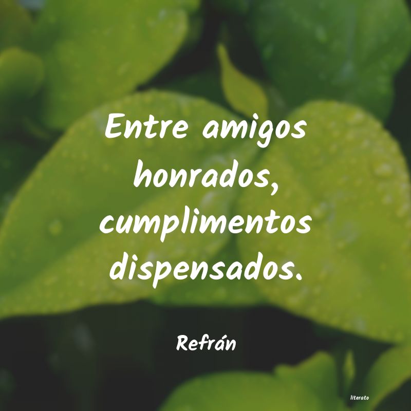 frases de Refrán