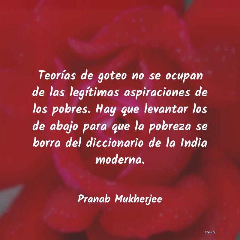 Frases de Pranab Mukherjee