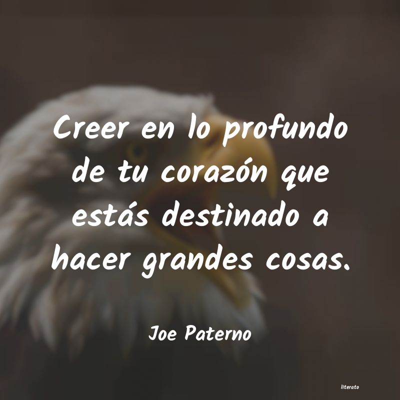 frases de Joe Paterno
