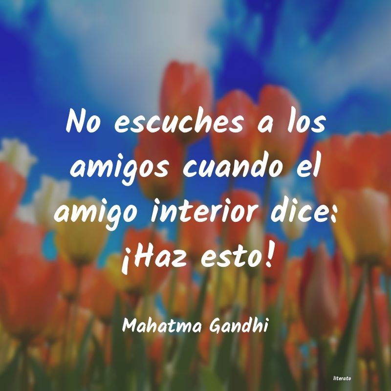 Frases de Mahatma Gandhi