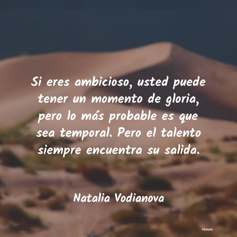 Frases de Natalia Vodianova