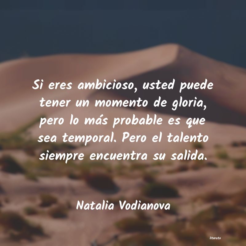 frases de Natalia Vodianova