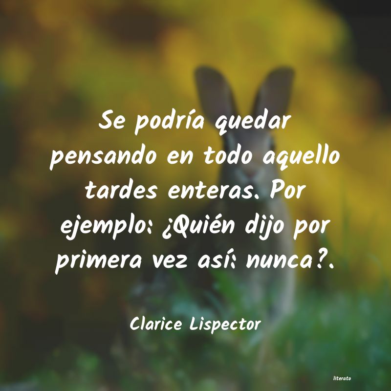 Frases de Clarice Lispector