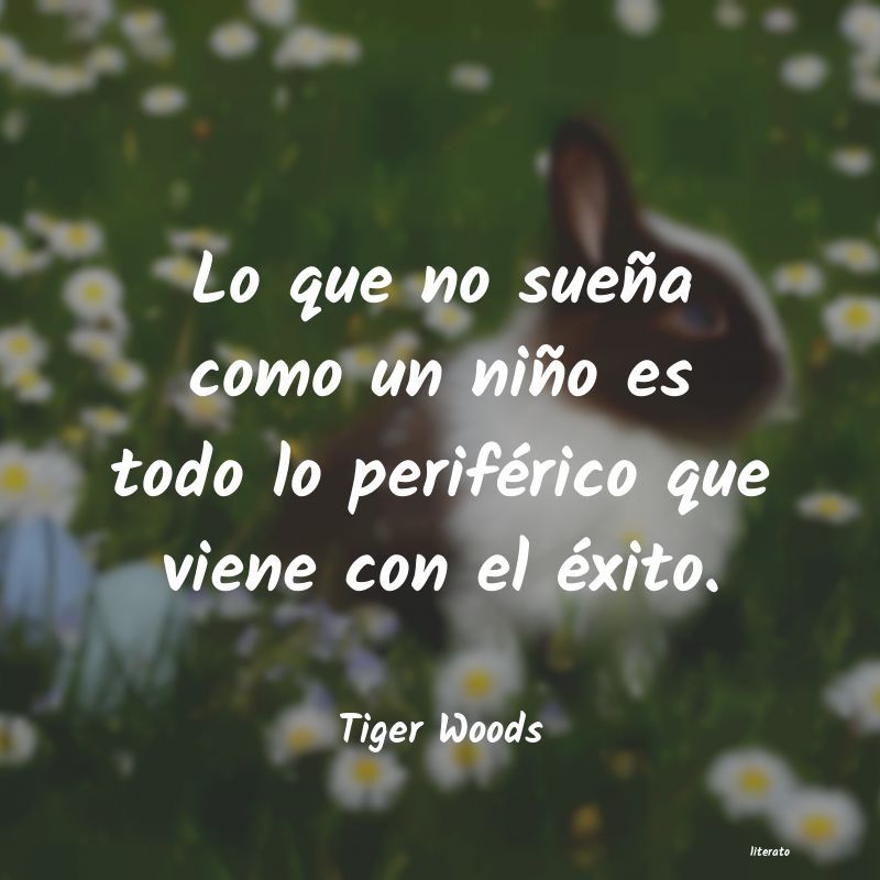 frases de Tiger Woods