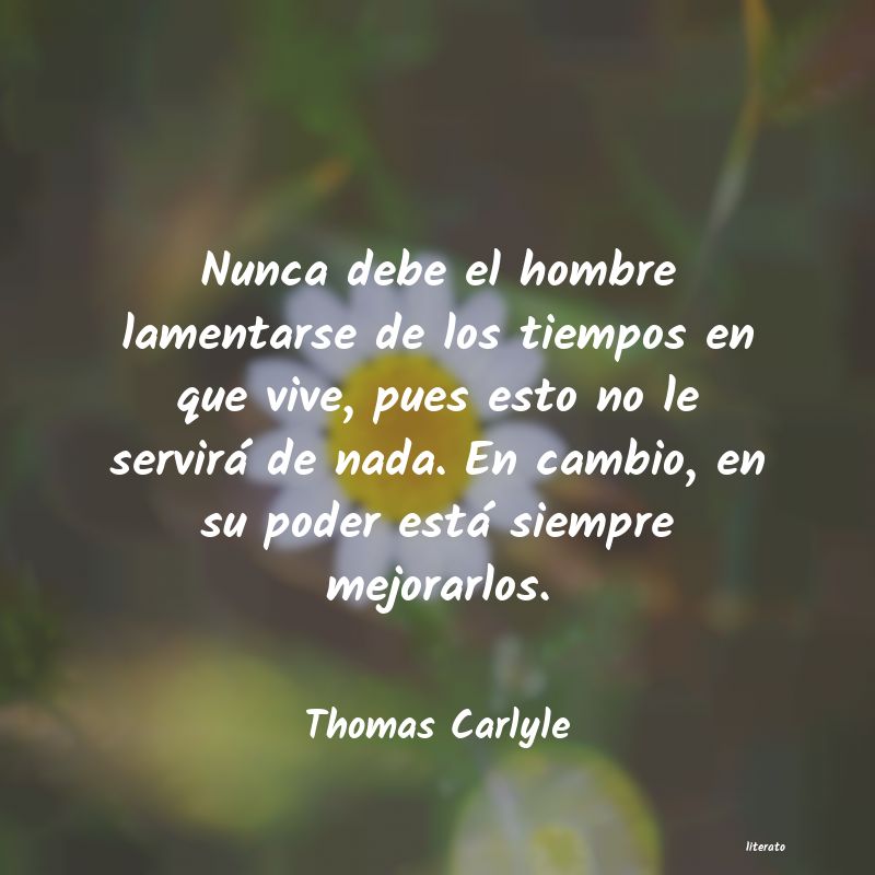 Frases de Thomas Carlyle