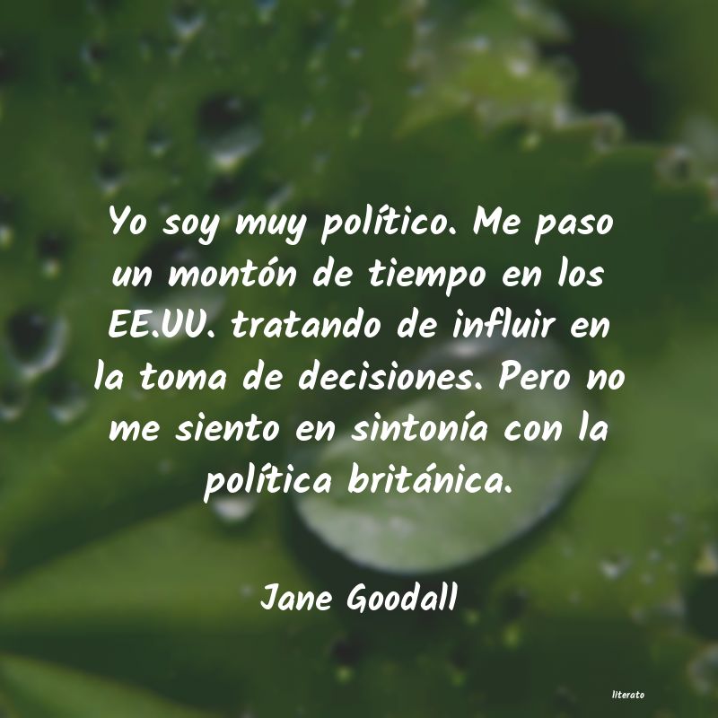 frases de Jane Goodall